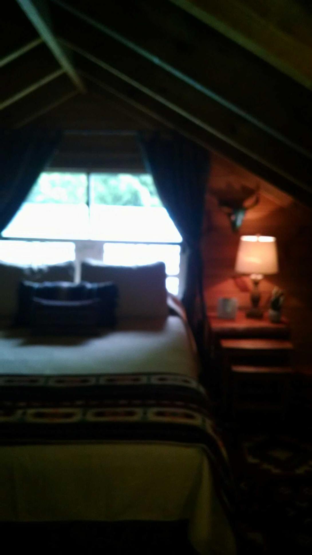 loft windows in bedroom