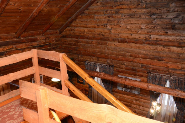 stairs in cabin